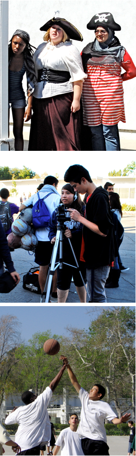 Image of students dressed up as pirates